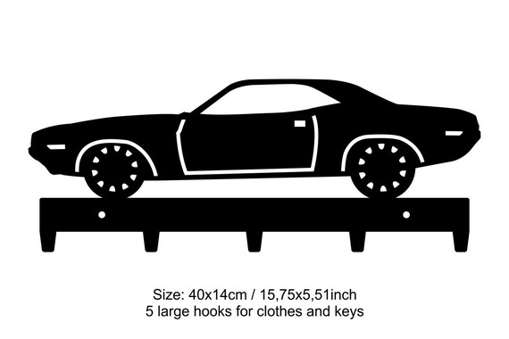 Key Rack Dodge Challenger 1970 Design Gift Idea Car Key - Etsy