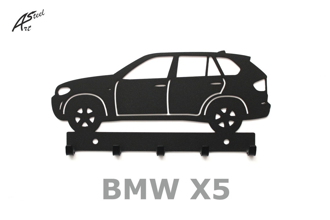 BMW X5 wieszak na klucze auto samochód pomysł prezent Etsy