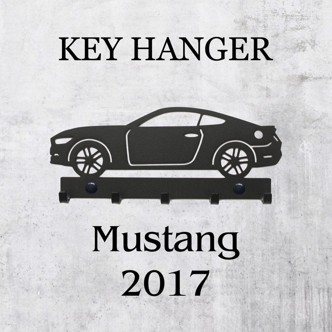 Mustang 2017, Design, Gift, Idea, Car Key Hanger, Metal Key Rack, Metal ...