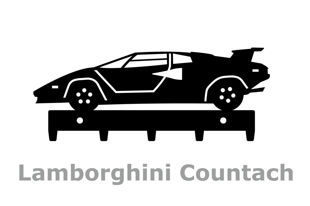 Countach Key Rack Hanger Design Gift Idea Etsy