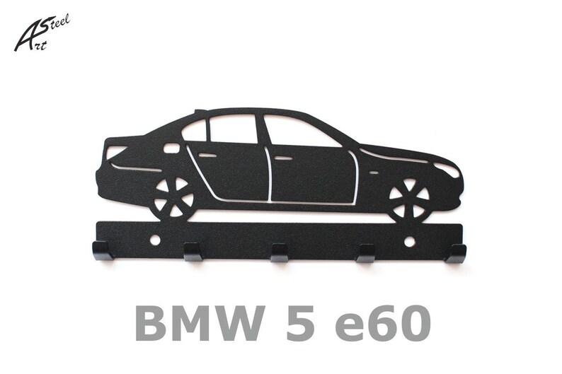 BMW 5 e60 wieszak na klucze auto samochód pomysł prezent