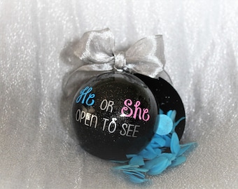 xmas gender reveal ideas