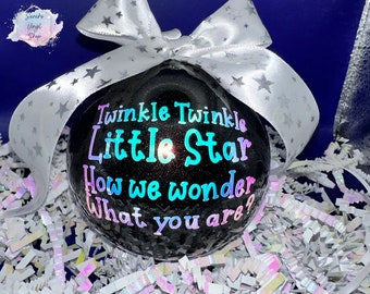 Gender Reveal Ball, Twinkle Twinkle Little Star, Gender Reveal by Mail, Free gift box!