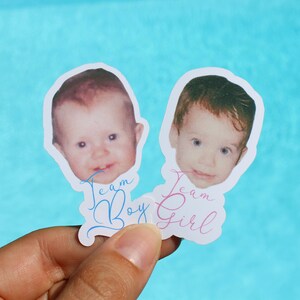 Gender Reveal, Gender Reveal Stickers, Gender Reveal Party Ideas, Gender Reveal Pins, Gender Reveal Poster, Keeper of the Gender, Custom
