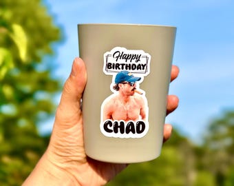 Custom Face Birthday Stickers: Personalized Party Favors, Any Age