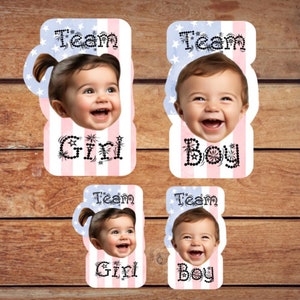 4th of July Gender Reveal, July 4th Gender Reveal, Baby Shower Sticker, Gender Reveal Sticker, Custom Gender Reveal Sticker
