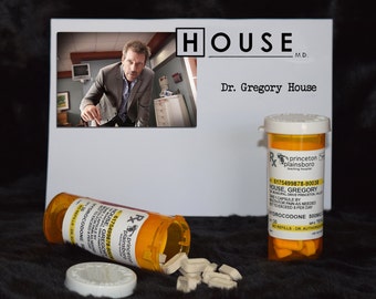 TV Show House MD Exact Replica "Gregory House" Prescription Vicodin* Pill Bottle