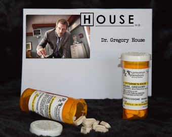 TV Show House MD Bildschirm Genaue Replik "Gregory House" Candy Prop Flasche