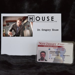 TV Show House MD Screen Accurate Replica Prop &quot;Gregory House&quot; Drivers License