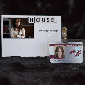 TV Show House MD Screen Accurate Replica &quot;Dr Thirteen/Remy Hadley&quot; Hospital ID Badge Prop