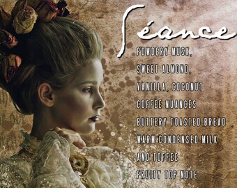 Sweet Almond, Vanilla Musk, Coffee Nuance, Warm Condensed Milk,  Perfume Oil - Séance - Gourmand, Sweet, Foody Notes, Incense Blend, Sensual