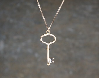 Key Necklace - Etsy