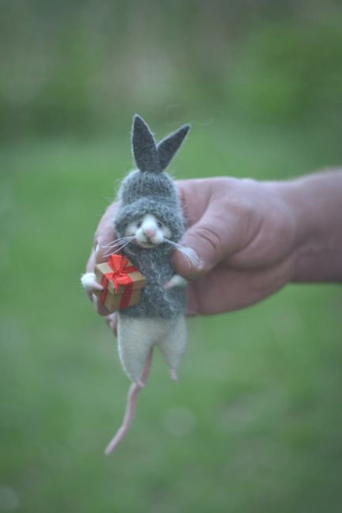 Made to order Little mouse Mouse bunny Mouse in bunny suit Etsy