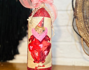 Valentines Wine bottle light