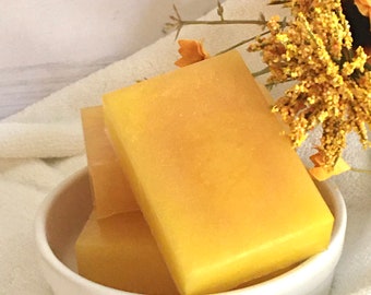 Citrus Glycerin Soap, Tangerine Mandarin Orange Lemon Soap Bar, Natural Aromatherapy Uplifting Soap