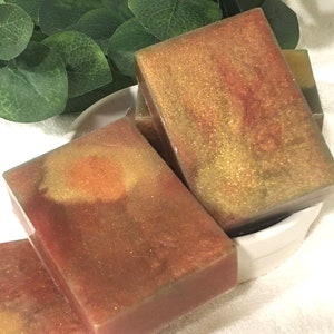 Eucalyptus Bergamot Patchouli Glycerin Soap Bar - Earthy Woody Aromatherapy Soap Bar - Natural Soap Bar