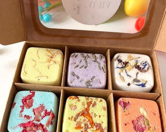 Natural Botanical Bath Bombs 12 Pack, Aromatherapy Spa Gift Set, Handcrafted Summer Scents