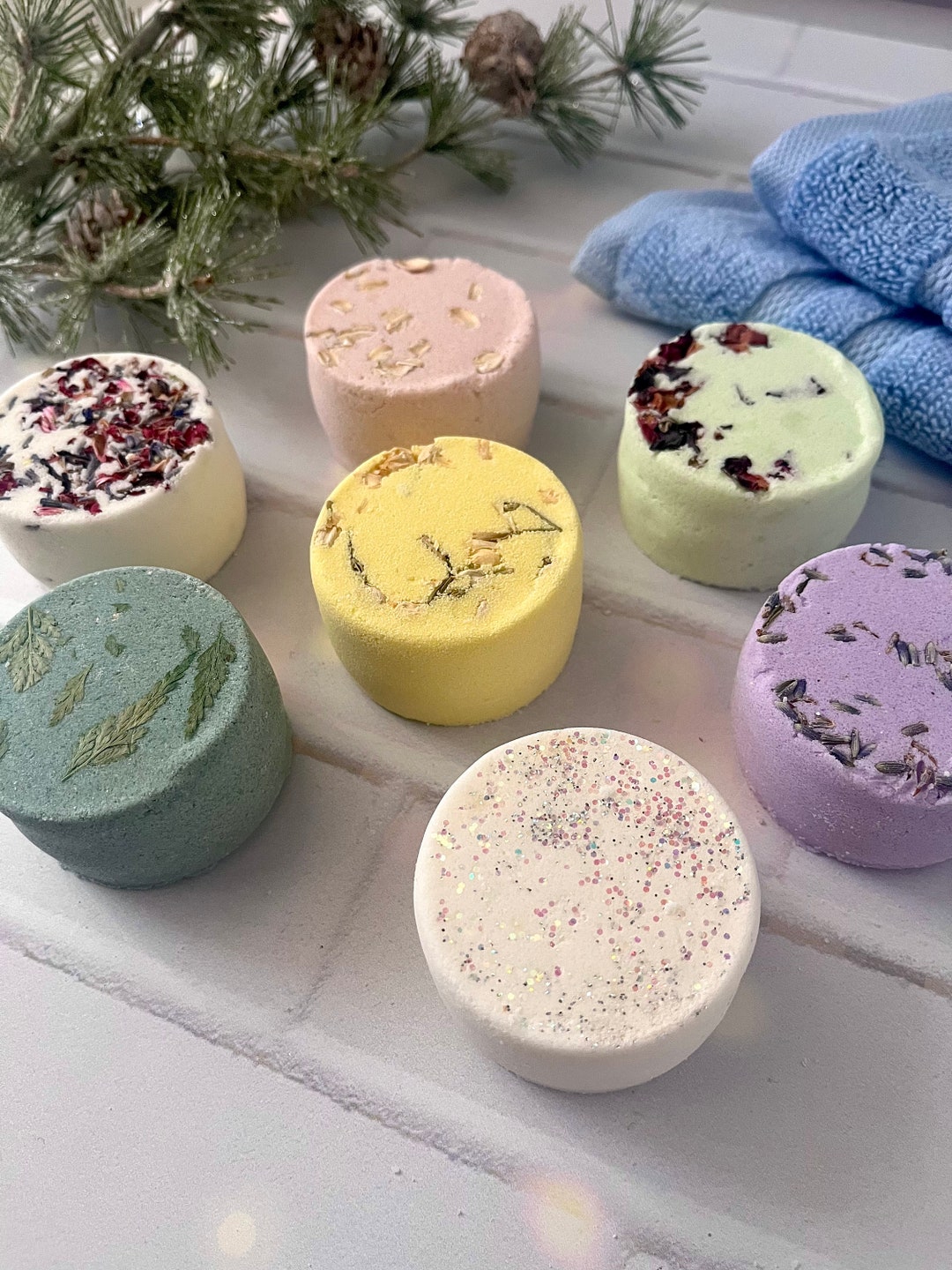 Shower Steamer Bath Bomb 4 Oz Gift Spa Bath Soak Gift Box Etsy