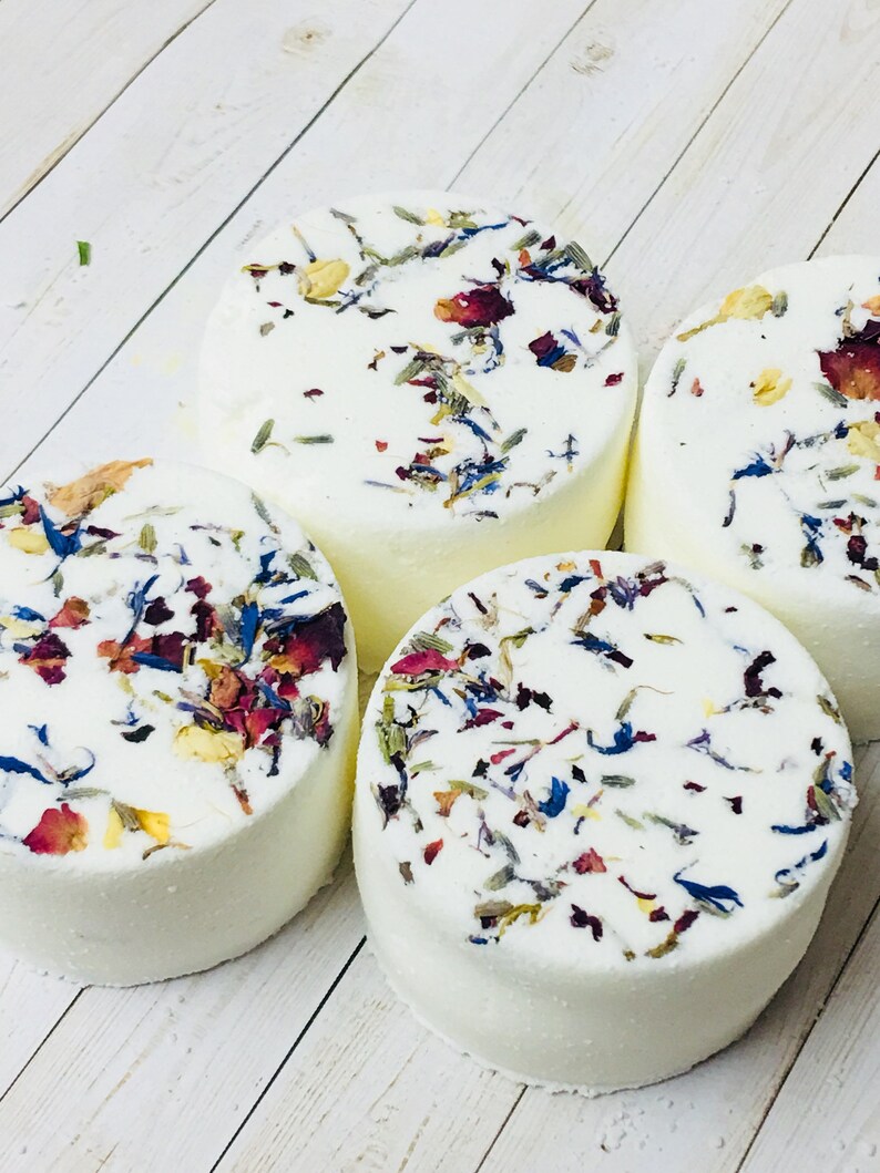 Bath Bomb Shower Steamer Floral Scent Bath Bombs Spa Etsy
