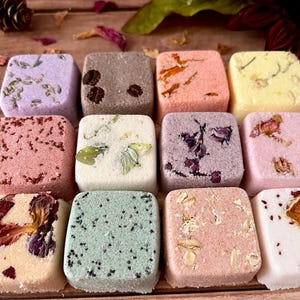 Bridal Shower Favors, Mini Bath Bomb Gift Set, Bath Bombs, Bath Bomb Melts Set of 12,  Gift for Your Girls, Spa Gift for Her, Botanical Bath