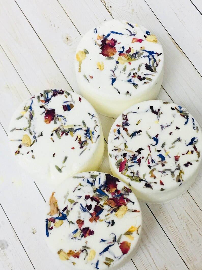 Bath Bomb Shower Steamer Floral Scent Bath Bombs Spa Etsy