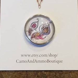 Colorful Feathers snap .. snap jewelry, snap button, 18mm / 20mm interchangeable snap .. feathers snap