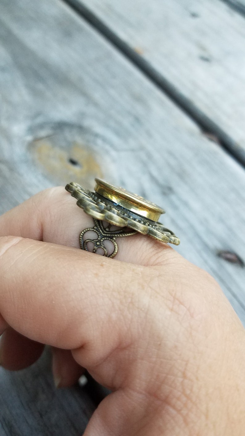 12 gauge shotgun shell ring...shooting jewelry .. 12 gauge Etsy