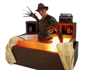 Freddy Krueger light up diorama
