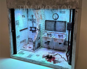 SAW bathroom scene Light up Diorama