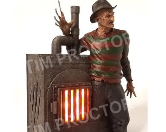 Freddy  furnace light up diorama