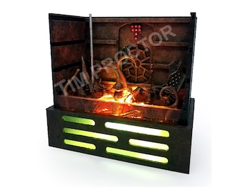 Dianoga trash compactor light up diorama
