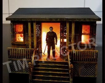 Michael Myers Halloween Deluxe light up diorama