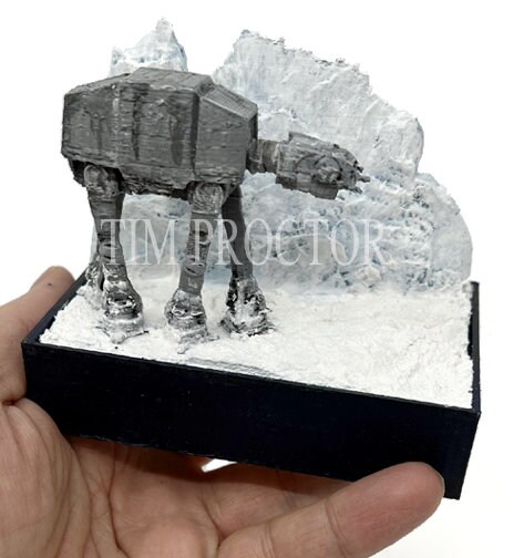 AT-AT Hoth Mini Diorama - Etsy