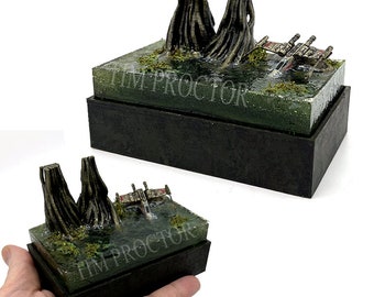 X-Wing Dagobah  mini diorama