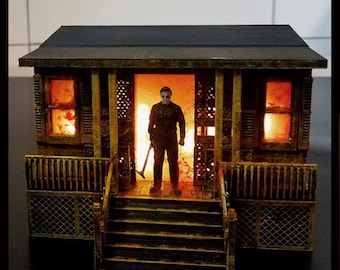 Michael Myers Halloween Deluxe light up diorama