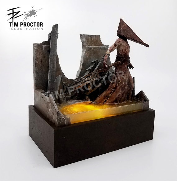 Silent Hill Diorama With Pyramid Head 