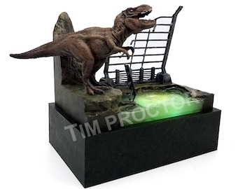 T-Rex  light up diorama