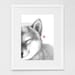 Smiling Shiba Face Art Poster Japanese Dog Sumi-e Painting Ink  Zen Print Ink Drawing Dog Lover Wall Deco Pet Brush illustration B&W Giclee 