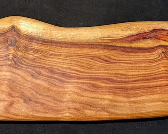Live-edge Canarywood Charcuterie Board