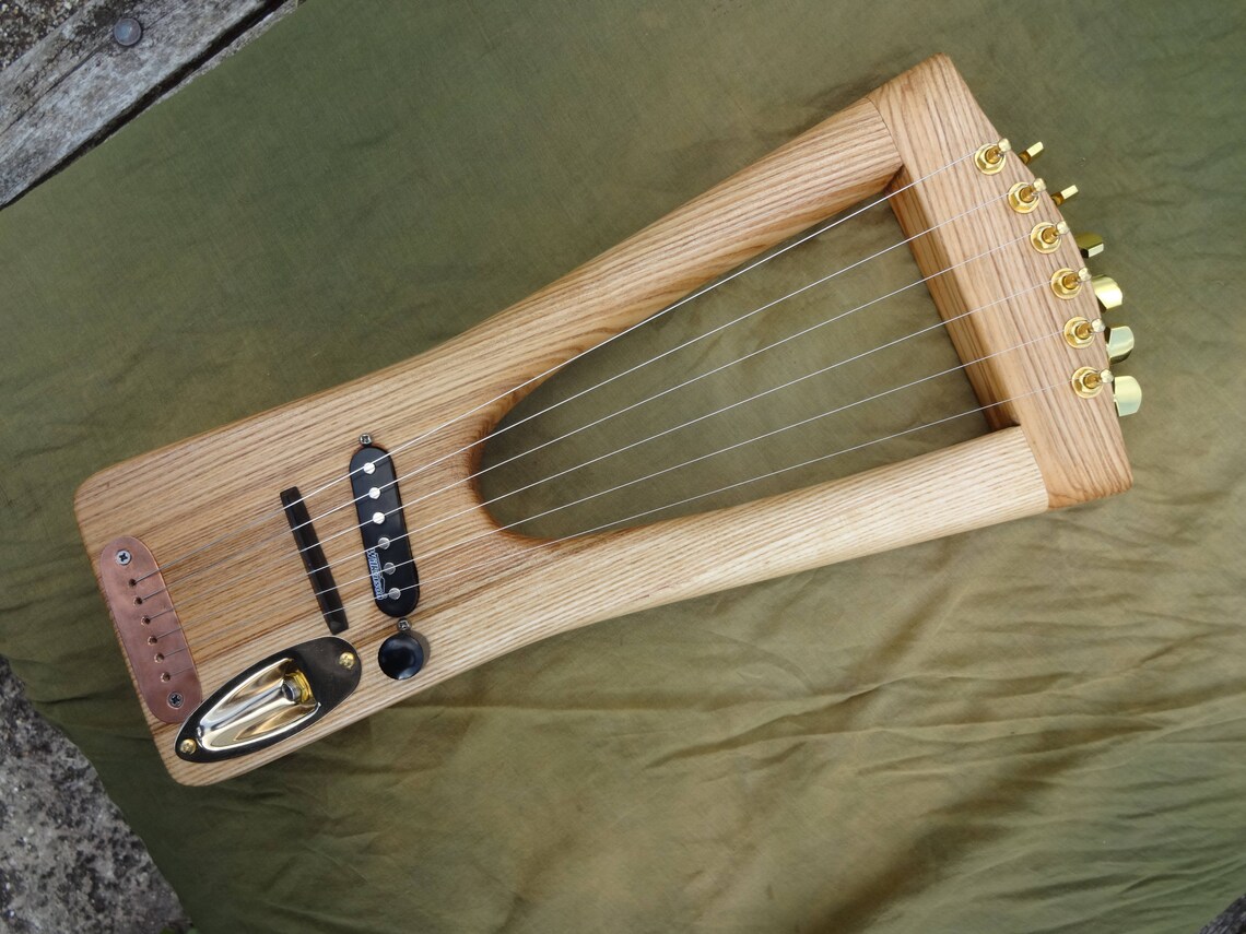 Ukulele/saxon electric lyre unique instrument hand made from Etsy