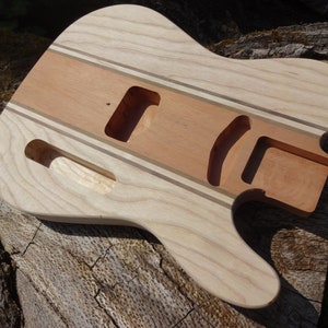 unique custom made telecaster style guitar bodies image 2