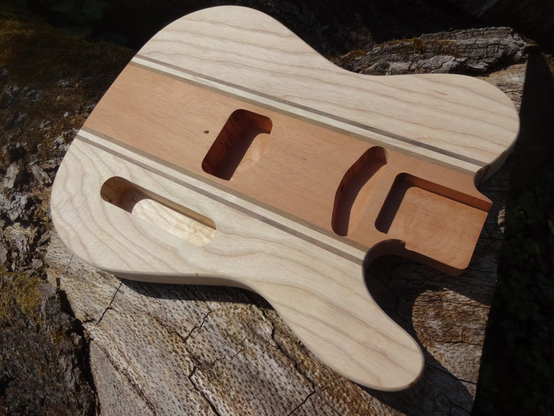 unique custom made telecaster style guitar bodies image 2