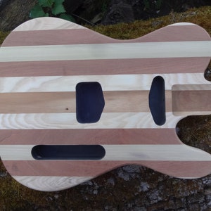 unique custom made telecaster style guitar bodies image 4