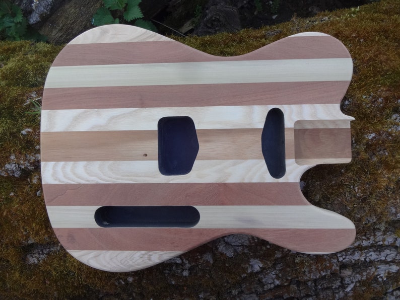 unique custom made telecaster style guitar bodies image 4