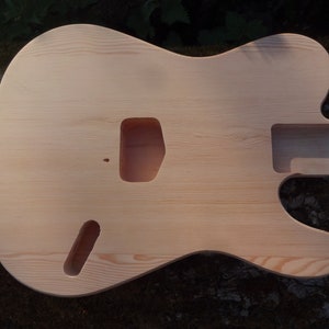 unique custom made telecaster style guitar bodies image 6