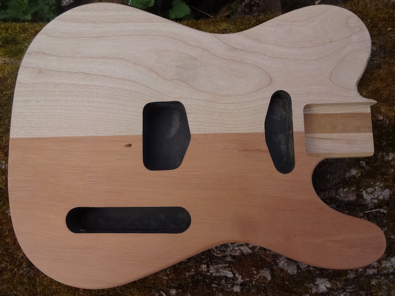 unique custom made telecaster style guitar bodies image 3