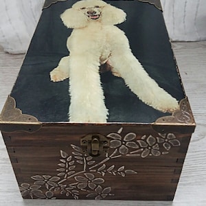Custom box, Jewelry box, Personalized gift, Keepsake box, Wooden custom box, Furniture box,Custom box with picture of your pet, Decopage box
