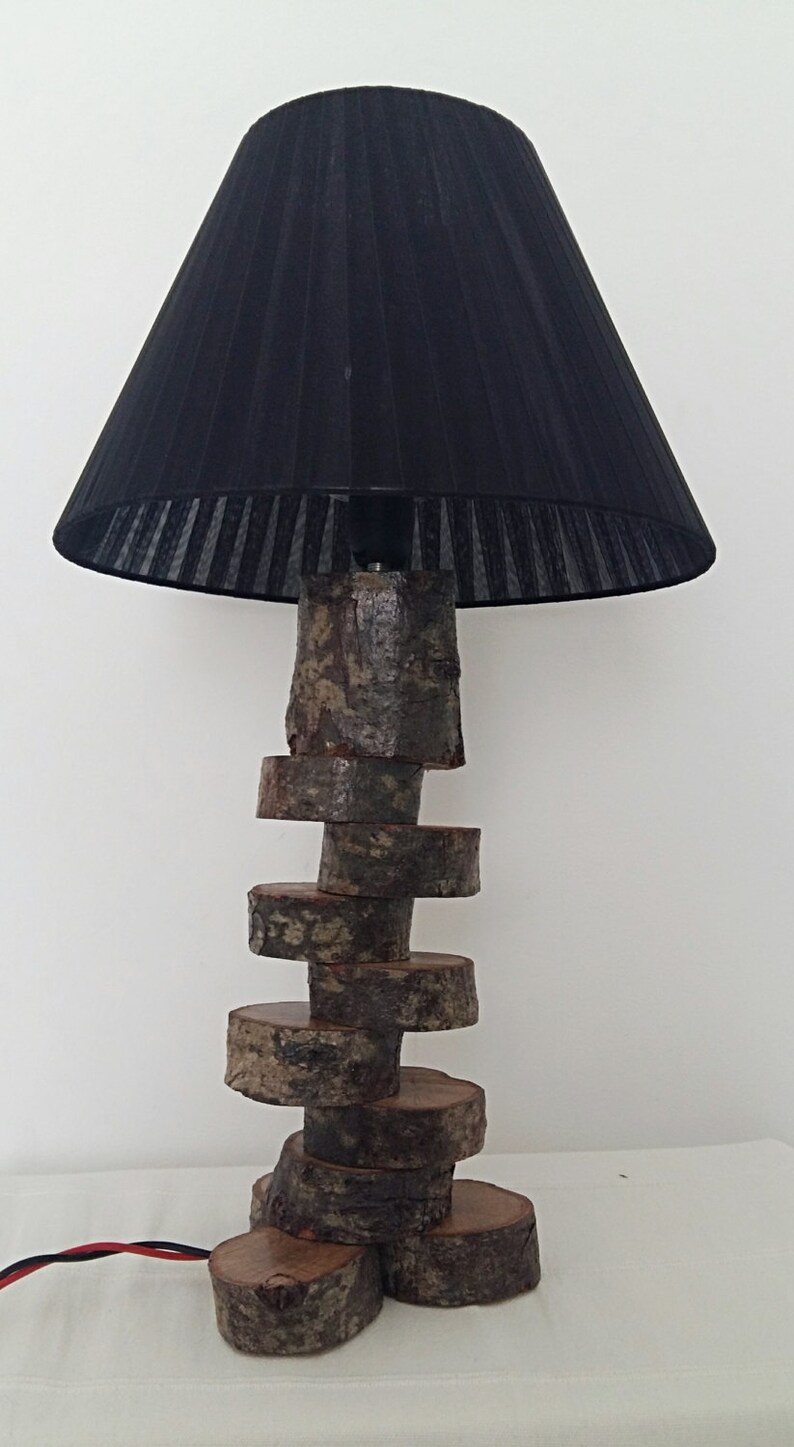 Wooden lamp, Lamp made of wood, Wooden desk, Lamp night, Light desk