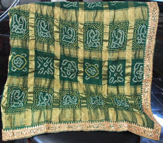 Lycra Reception Readymade Saree in Green with Sequence work 1780153