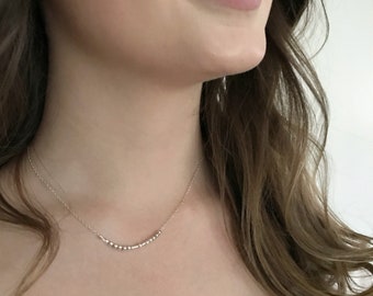 Custom Morse Code Necklace: Sterling Silver Secret Message Jewelry